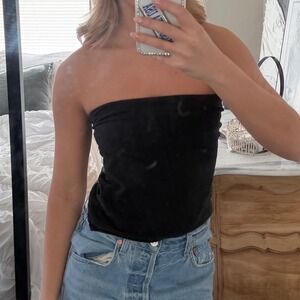 Y2K Express Black‎ Tube Top Size Small